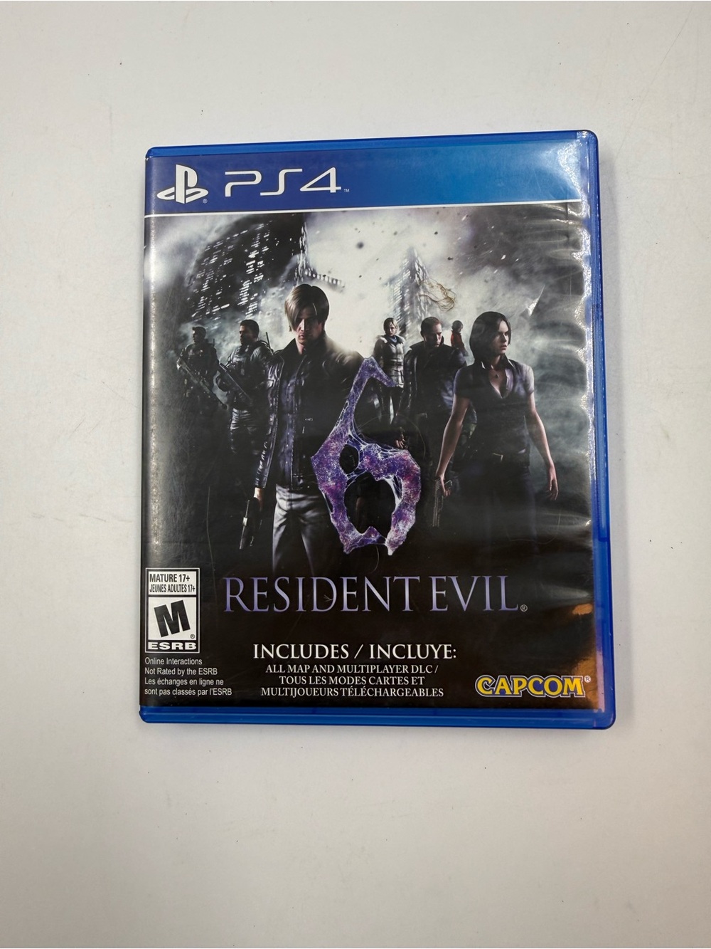 PS4 resident evil 6 game